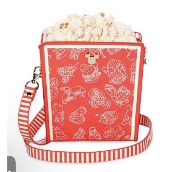 2024 Disney Eats Purse Park Collection Popcorn Crossbody Bag New NWT - Picture 1 of 9
